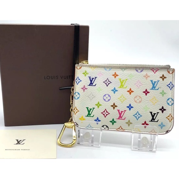 Louis Vuitton Handbags - “Quick Sale” Auth Louis Vuitton Monogram Multicolor Pochette Cles W/Box EUC